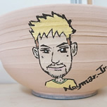 似顔絵を添えて…